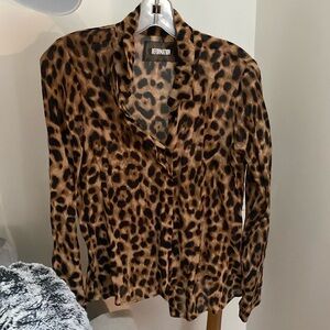 Long sleeve cheetah reformation